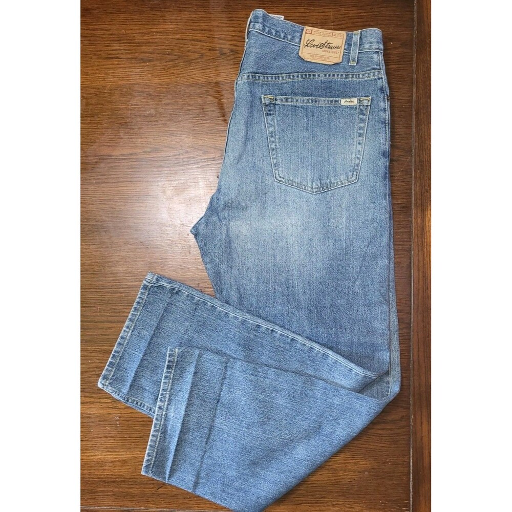 VTG 2006 Levi Strauss Signature Straight Fit Jeans Men's 40x32 (Measures 41x32) - Picture 5 of 7